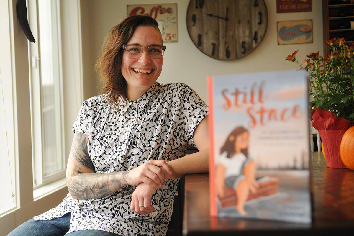 Stacey Chomiak’s queer, illustrated, young-adult memoir ‘Still Stace: My Gay Christian Coming-of-Age Story’ is being released on Oct. 19, 2021. (Jenna Hauck/ Chilliwack Progress)