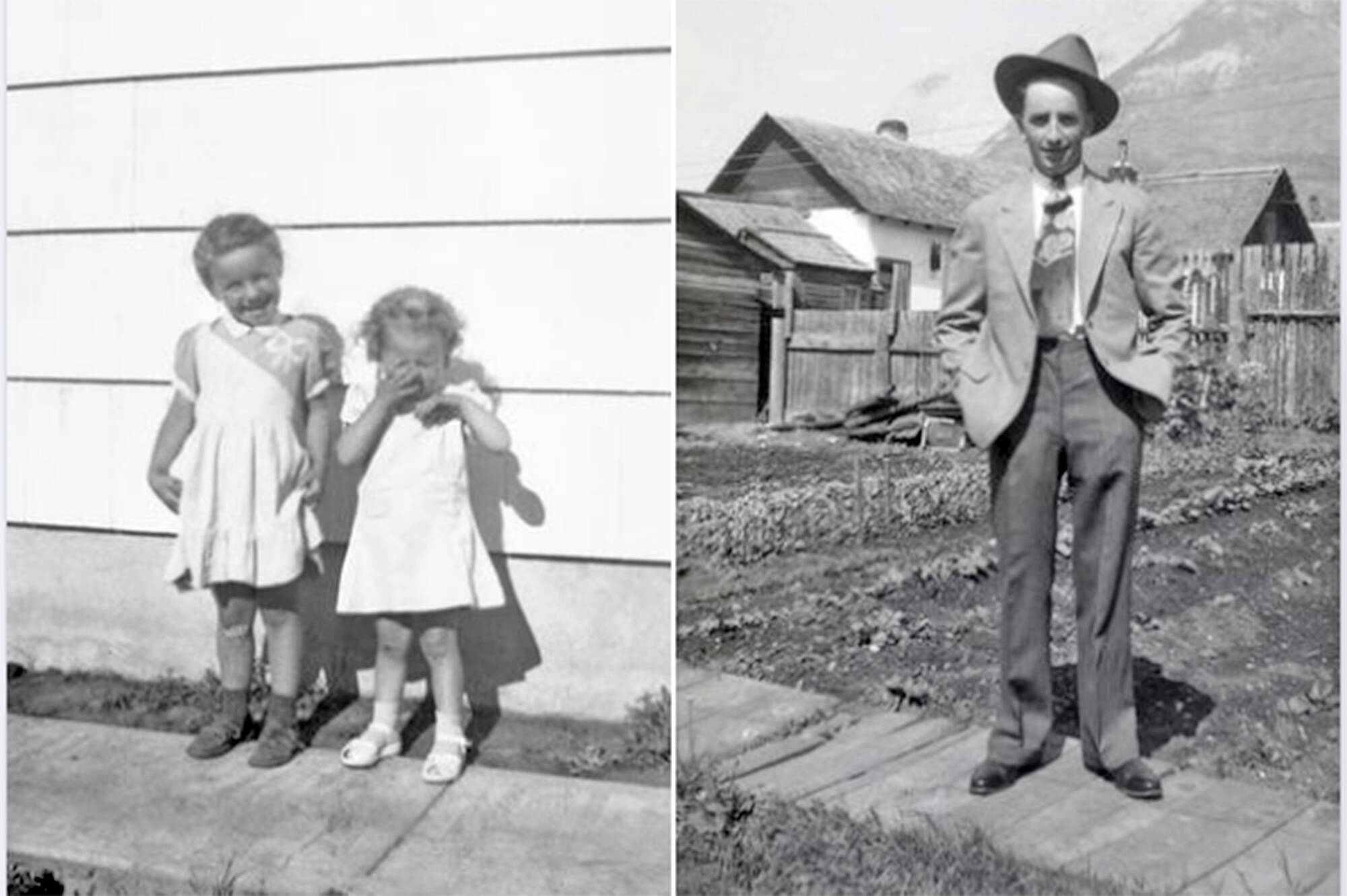 Pictured are cropped scans of two photo negatives found hidden inside a 1991 Cadillac DeVille recently purchased from a scrapyard by the son of Calgary resident Gudren Ebbinghoff. (Contributed)