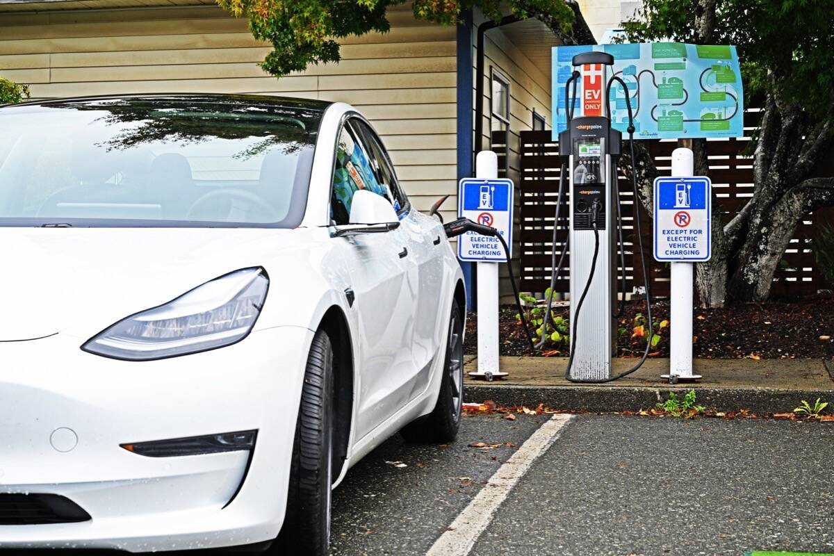 According to the Province, B.C. is leading the country in transitioning to EVs with more than 60,000 light-duty EVs on the road. Sean Feagan / Campbell River Mirror file photo