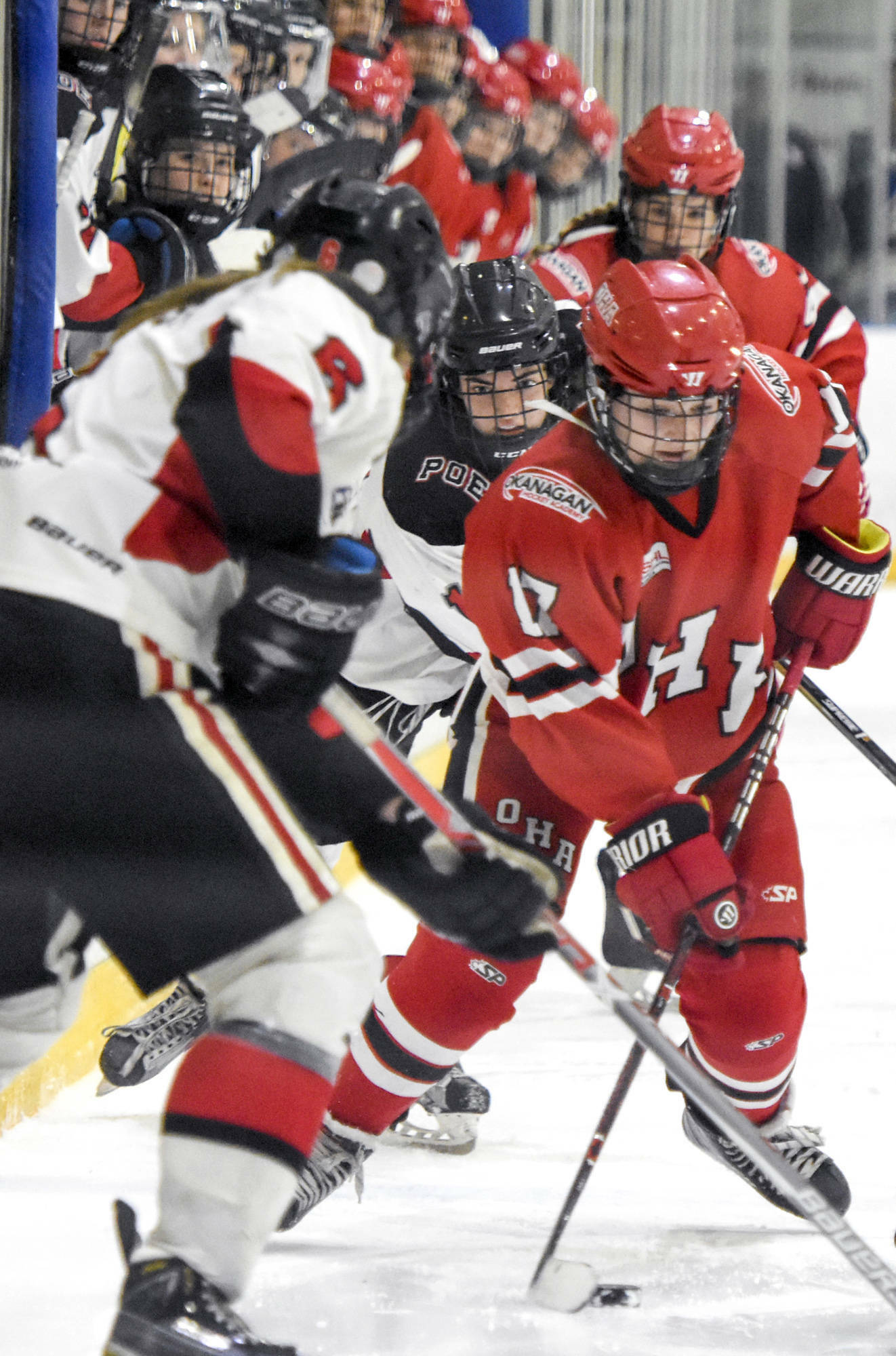 Both boys and girls teams will compete in the upcoming Canadian Sport School Hockey League Championships in Penticton. (Mark Brett - Western News file photo)
