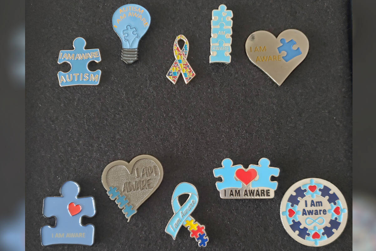 The pin fundraiser has had 10 different designs over the last ten years. (Submitted photo)