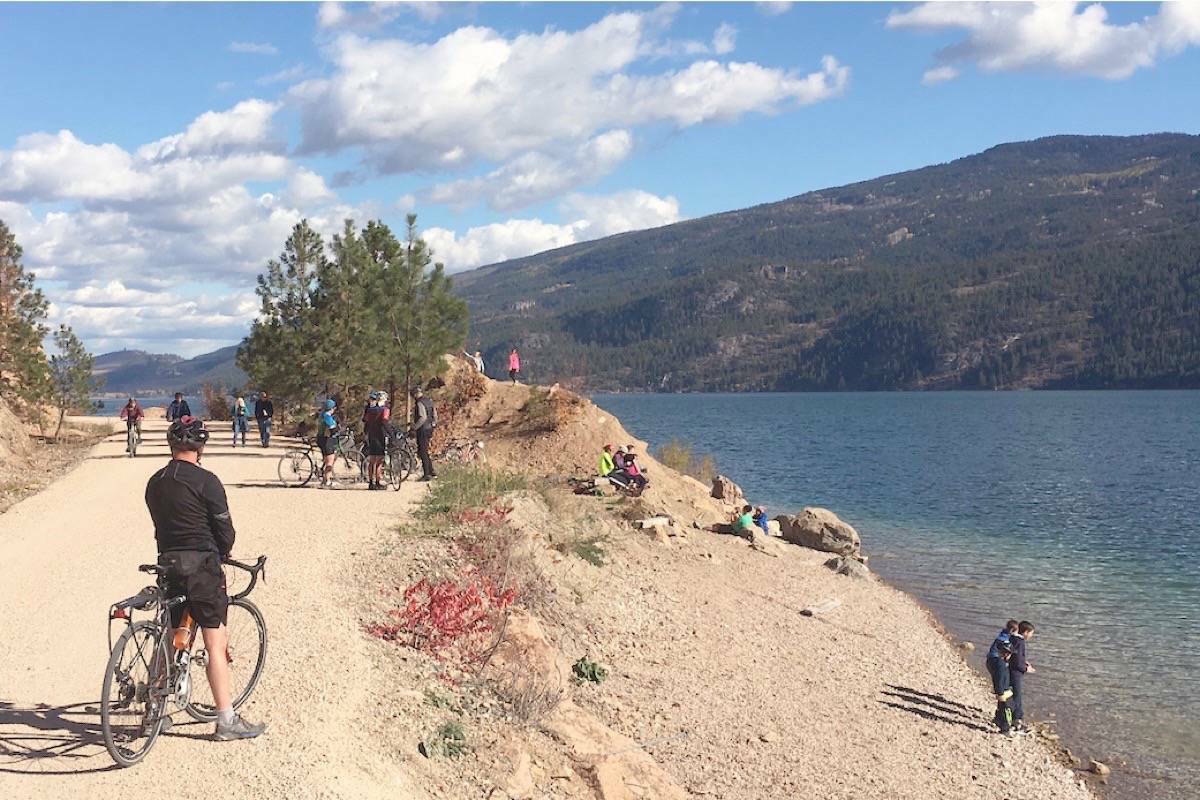 The Greater Vernon Advisory Committee will review a bylaw that bans class two and three e-bikes on the Okanagan Rail Trail at its next meeting on Wednesday, June 1, 2022. (Contributed)