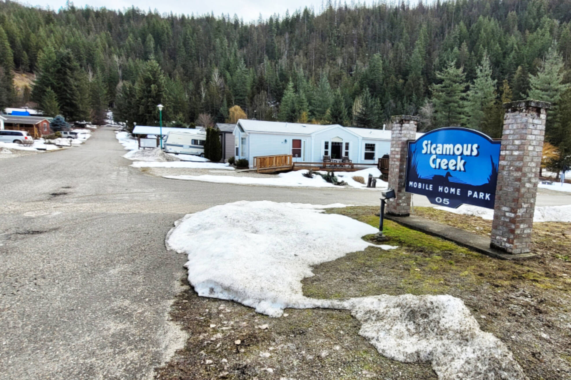 An evacuation alert was issued for all residences of the Sicamous Creek Mobile Home Park on Monday, June 13, 2022. (File photo)
