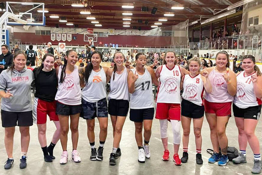 The 2021 Gitxsan ladies team. This year will feature the first 35 and over ladies division. (Photo courtesy Keith Azak)