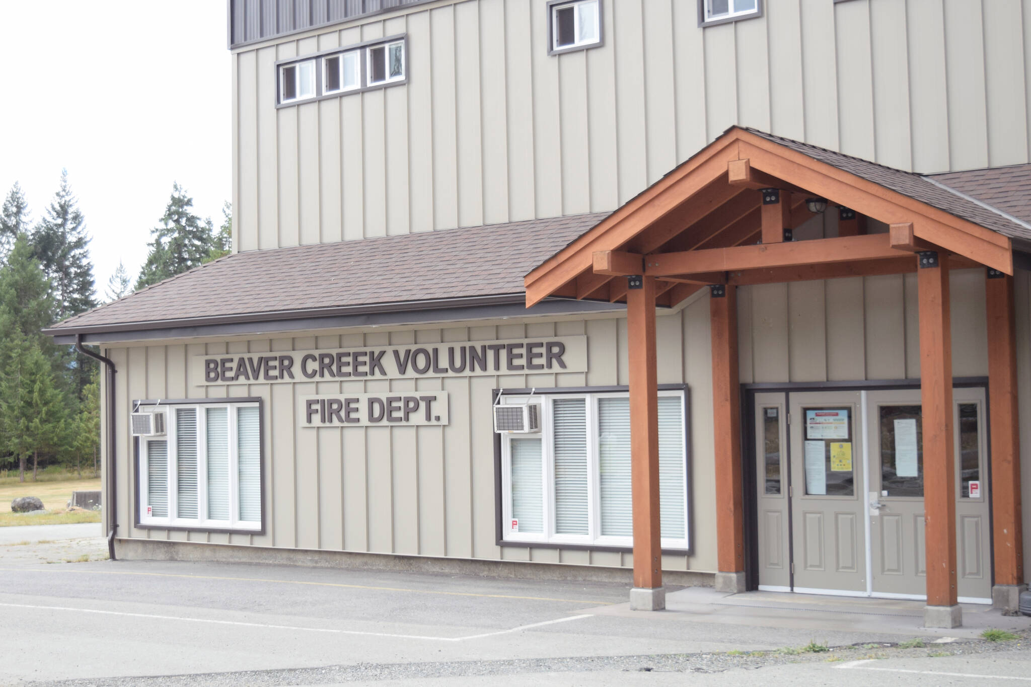 The Beaver Creek Fire Hall, located on Beaver Creek Road. (NEWS FILE PHOTO)