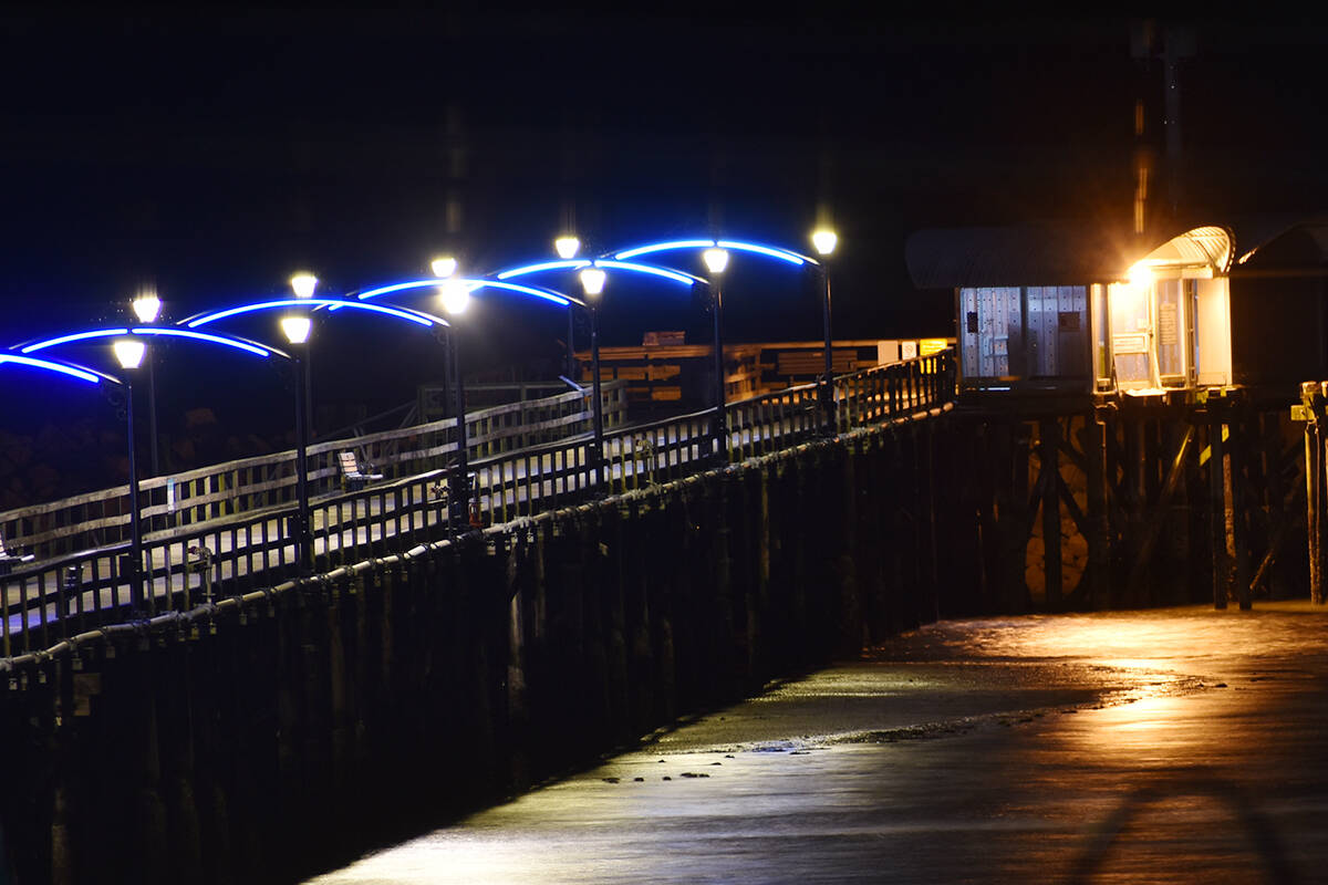 A video surfaced on social media this week of a vehicle driving down White Rock Pier. (File photo)