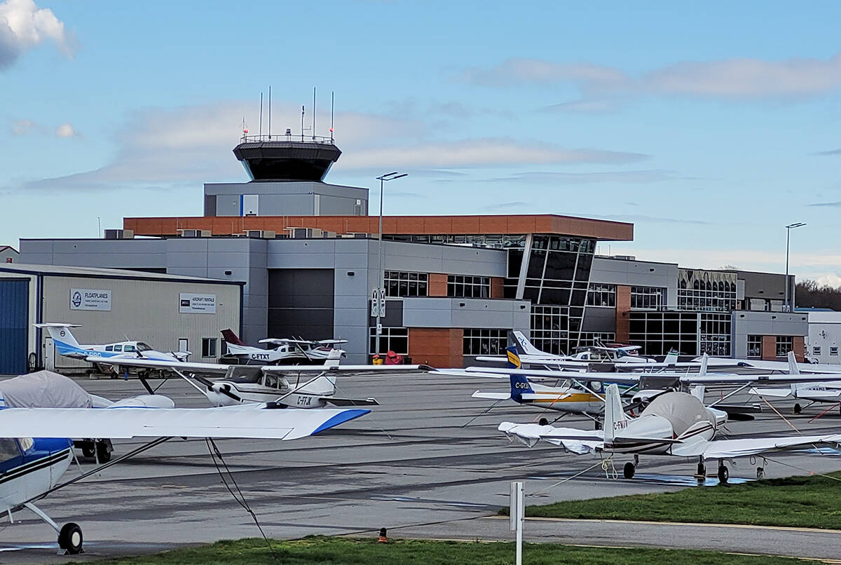 The Pitt Meadows Airport’s new terminal building. (The News files)