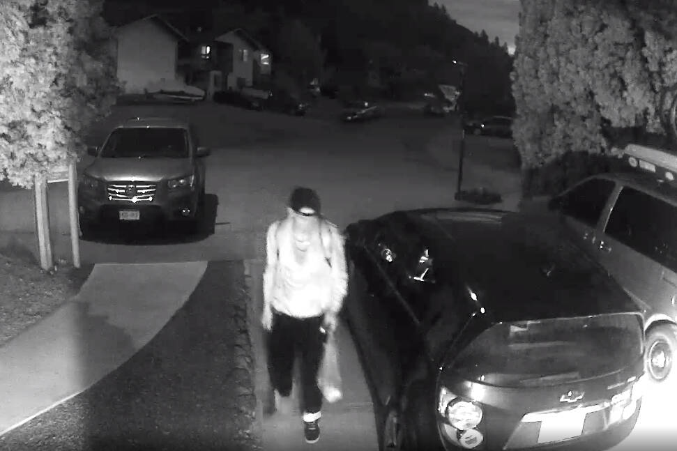 A man was caught on surveillance stealing a van from an Alexis Park area home early Monday, July 25. (Video still)