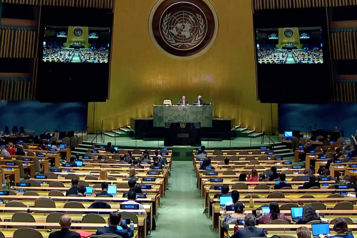 Discussions are taking place throughout August 2022 at the United Nations in New York to review the Treaty on the Non-Proliferation of Nuclear Weapons. (United Nations Web TV)