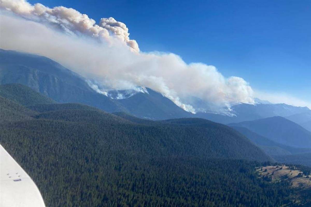 Sep. 6 Heather Lake wildfire. (BC Wildfire)