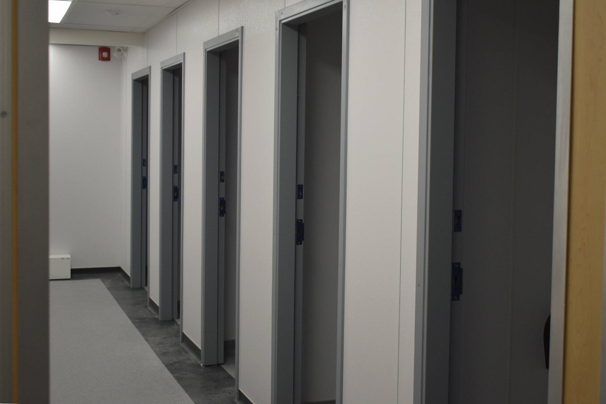 Gender neutral washrooms were installed at Eagle River Secondary over the summer to provide options for all students, after previous washrooms required extensive repairs. (Andrea Horton-Eagle Valley News)