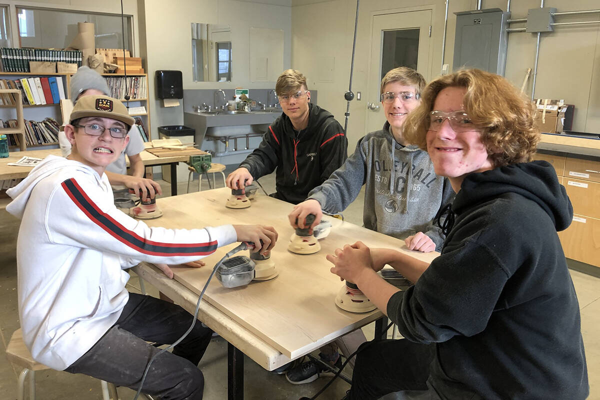 Revelstoke Secondary School is one of many across the province that provides students with an opportunity to learn different trades as well as begin their trade-education alongside finishing their high school diploma. (Photo via Twitter)