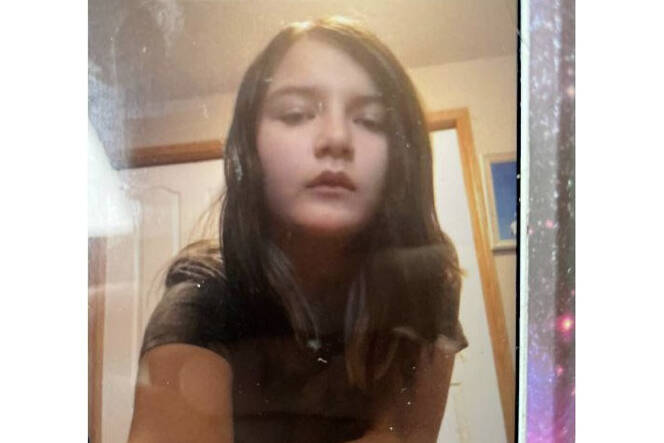 Police are searching for missing teen Leah Gabriella Pahlke, who was last seen in Vernon on Monday, Sept. 26, 2022. (Submitted photo)