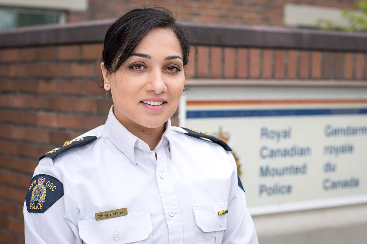 Supt. Wendy Mehat gave credit to coordinated response and communication between police jurisdictions, integrated teams, the forensic identification Support and Emergency Health Services, for the timely arrest of the suspect. (Ridge Meadows RCMP photo/ Special to The News)