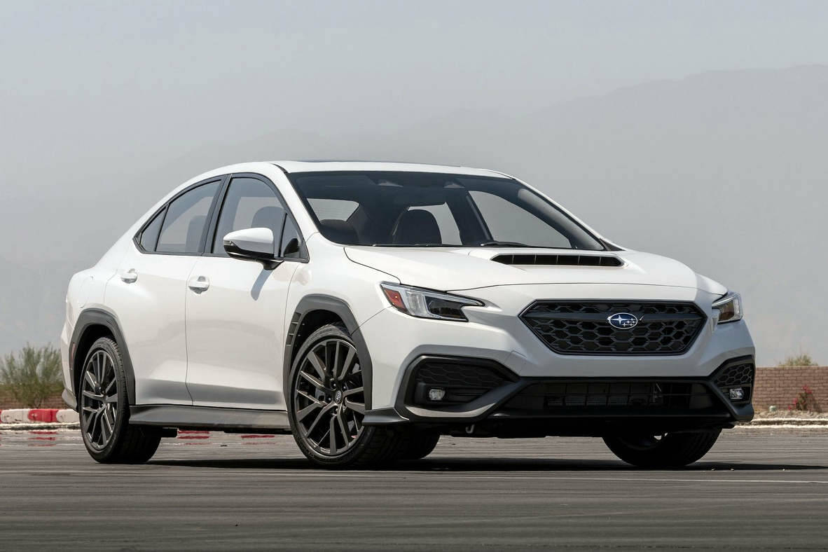 As before, the WRX has standard all-wheel-drive and a six-speed manual transmission. A CVT is optional, but standard with Sport and Sport-tech trims fitted with Subaru’s EyeSight suite of dynamic-safety technologies. PHOTO: SUBARU