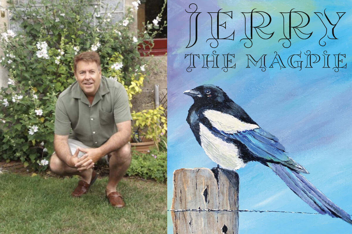 Kingsley Ross Hill shares the true story of friendship with a bird in Jerry the Magpie. (Submitted)