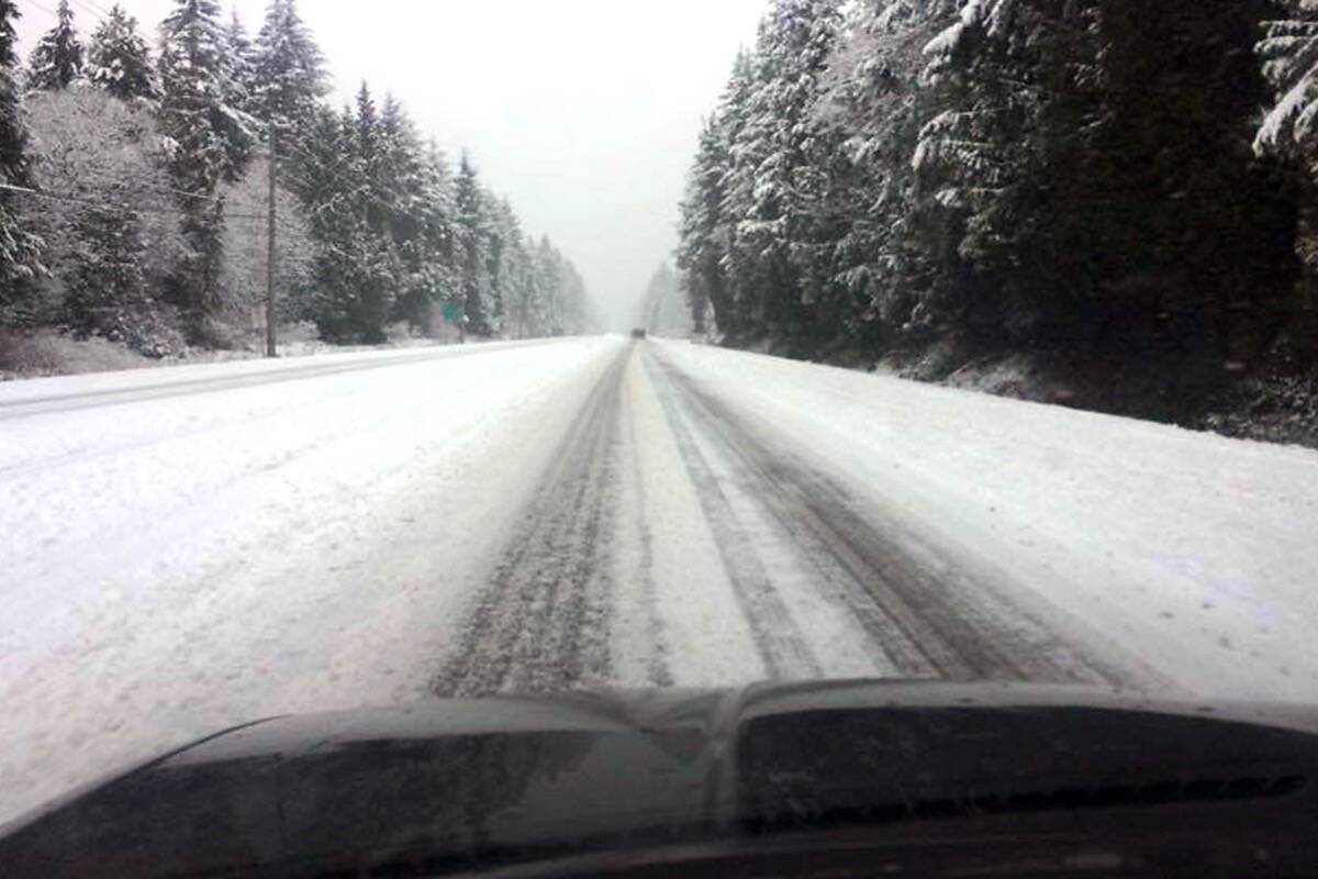 Challenging winter conditions are affecting multiple routes throughout the province. (Michael Briones file photo)