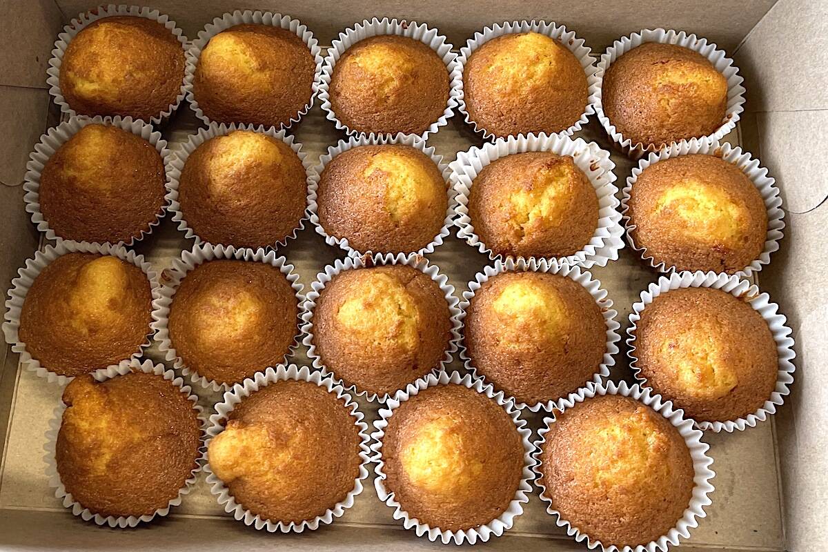 Orange cake recipe that survived the Holocaust was turned into cupcakes for the Nov. 23 event, A Conversation with a Holocaust Survivor, at UFV Abbotsford. (Jennifer Feinberg/ The Chilliwack Progress)