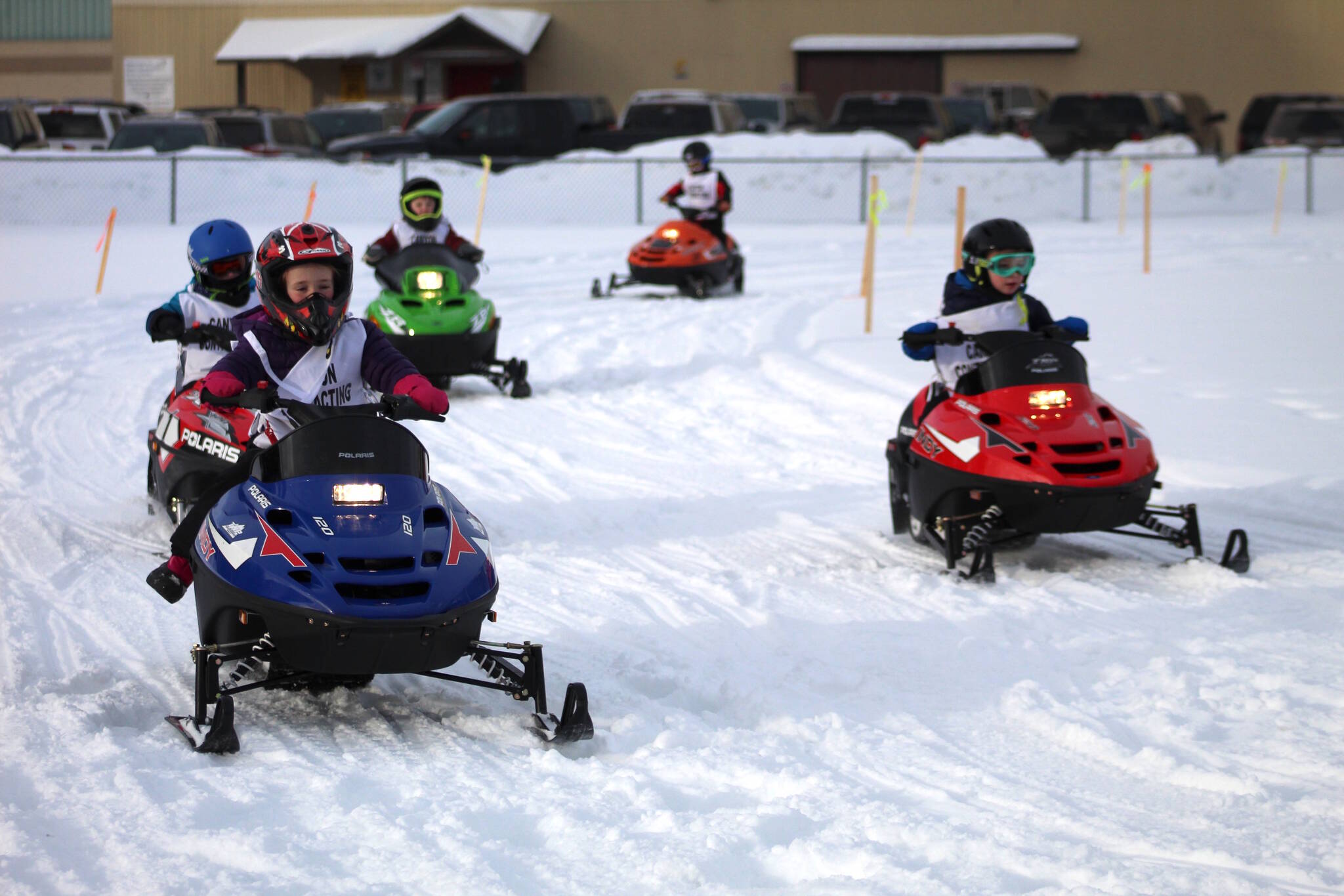 Snowmobile races and other cold weather activities are popular during the winter months. (Marisca Bakker photo)