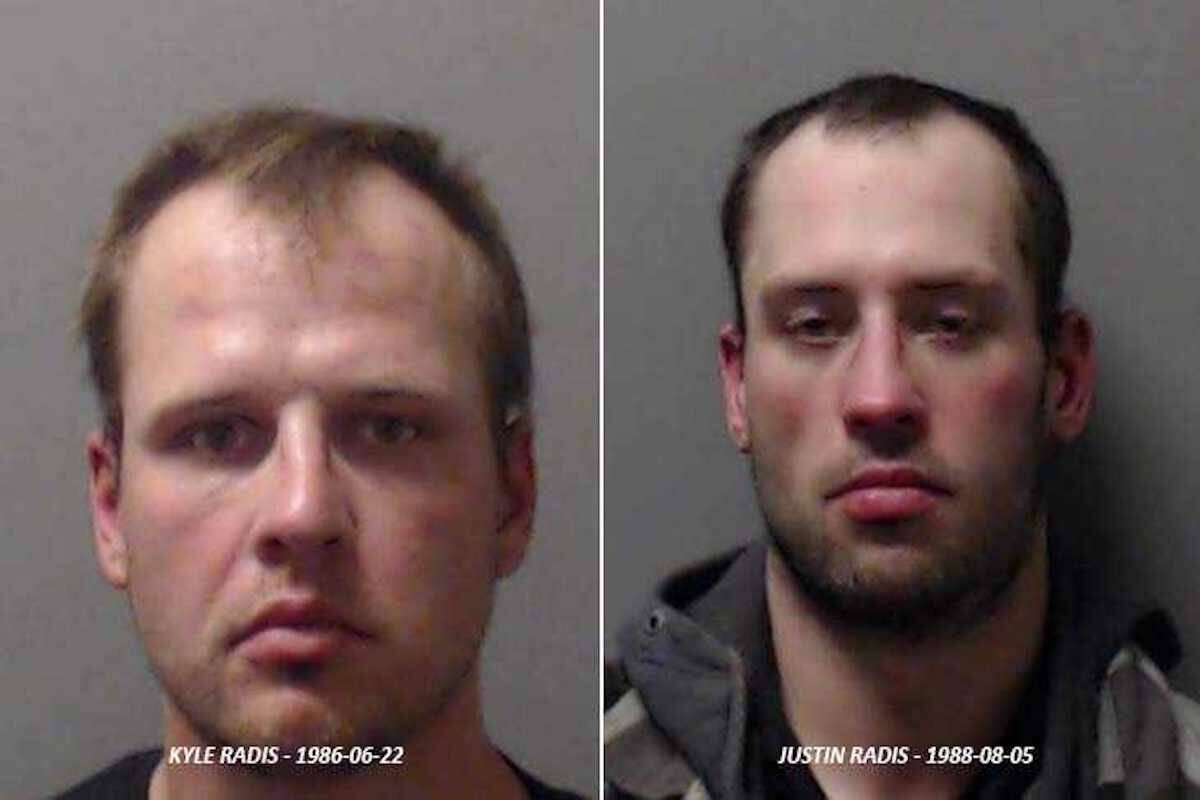 Kyle and Justin Radis are charged with aggravated assault and robbery of a 17-year-old boy along the Rail Trail on Nov. 9, 2021. (Photo/Kelowna RCMP)