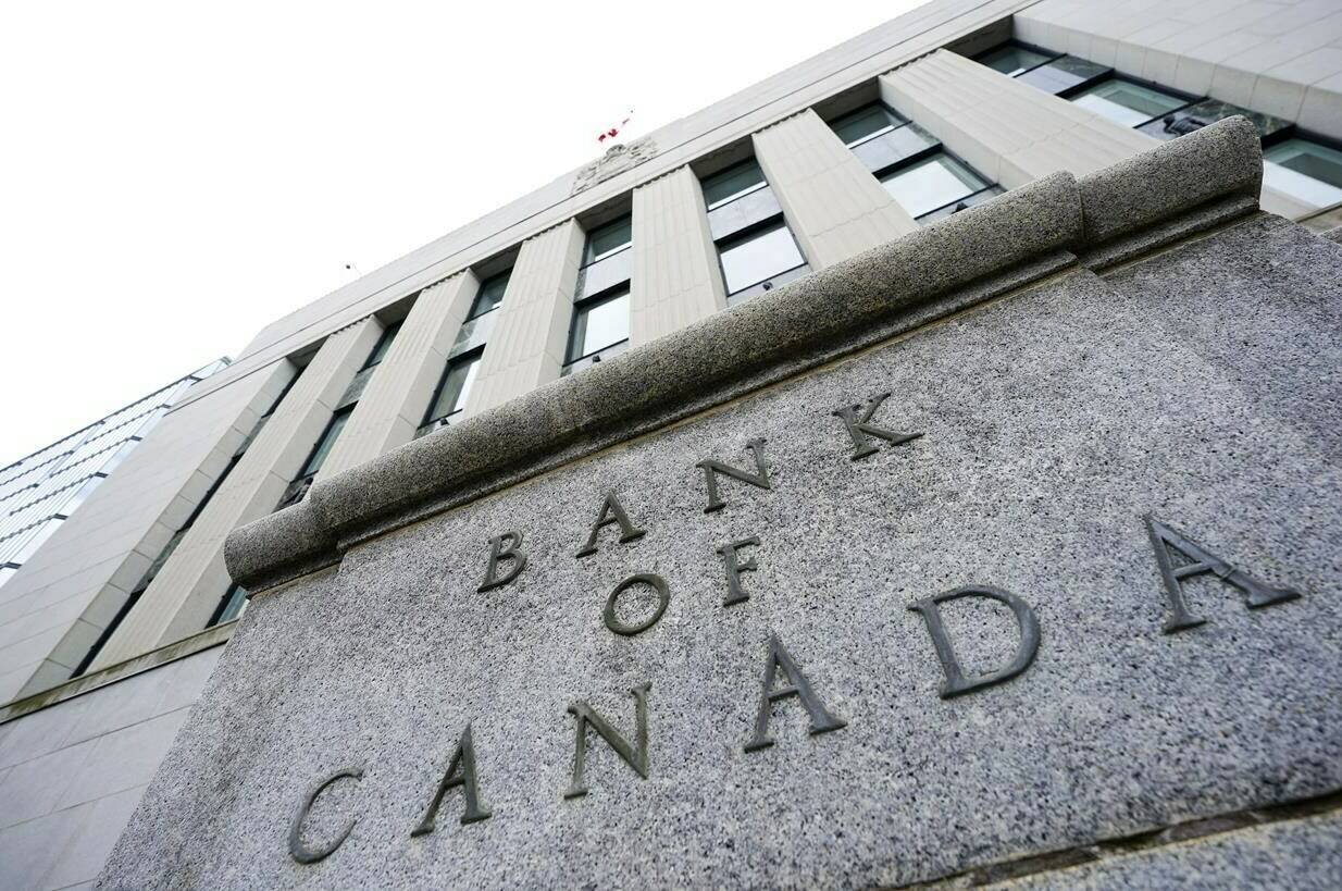 The Bank of Canada is shown in Ottawa on Tuesday, July 12, 2022. The Bank of Canada will release its business outlook and consumer expectations surveys this morning.THE CANADIAN PRESS/Sean Kilpatrick