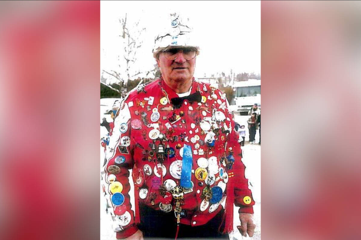 Alvin Timm, known as Button Guy for his longtime support of the Vernon Winter Carnival, died Jan. 13 at age 83. (Facebook photo)