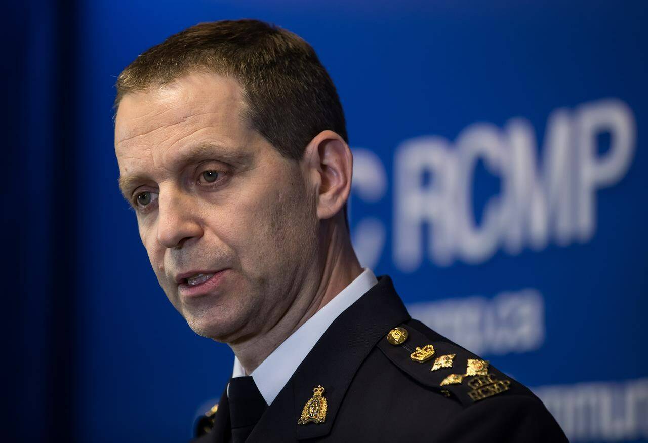 Ottawa’s Chief of Police Eric Stubbs says resources, logistics, traffic, towing and staffing plans are in place ahead of potential protests this weekend. Then RCMP Assistant Commissioner Eric Stubbs, speaks in Surrey, B.C., on Wednesday February 5, 2020. THE CANADIAN PRESS/Darryl Dyck