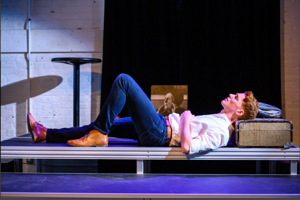 Lead actor Isaiah Bell in his 2021 performance of <em>Book of My Shames </em>(Dahlia Katz Photography)