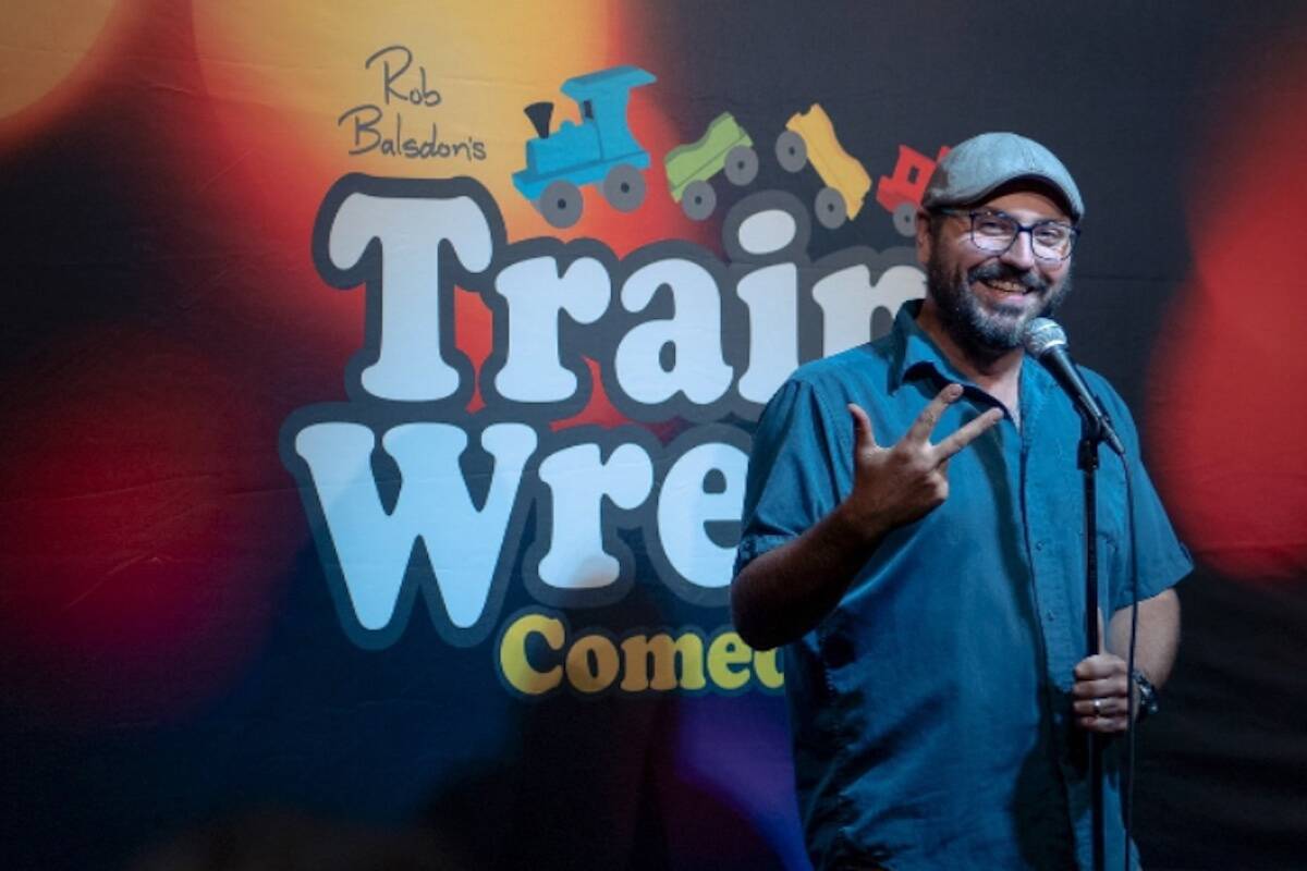 Rob Balsdon hosts Train Wreck Comedy at Runaways on Feb. 23. (Facebook)
