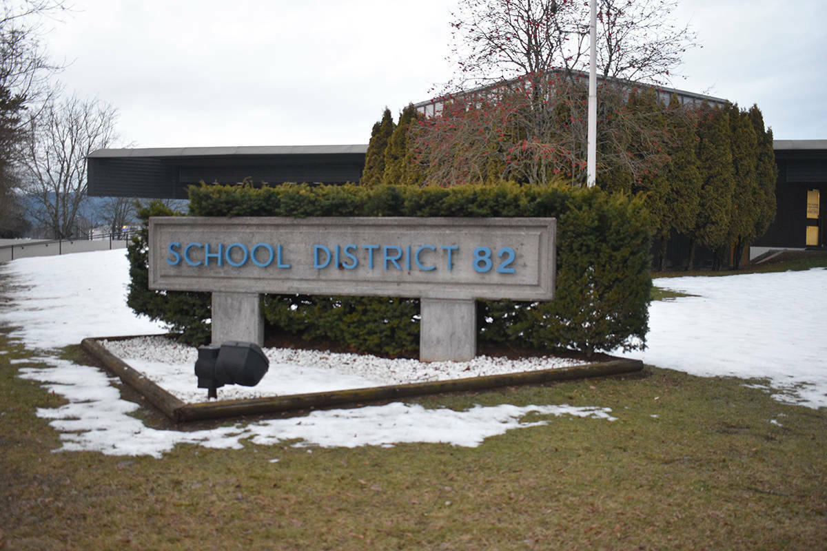 Coast Mountains School District 82 Superintendent of Schools Aaron Callaghan confirmed the teacher is no longer employed with SD82. (File photo)