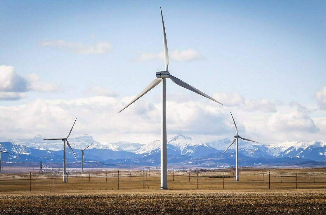 TransAlta wind turbines are shown at a wind farm near Pincher Creek, Alta., Wednesday, March 9, 2016. The rural municipality, located between the cities of Calgary and Lethbridge, is the poster child for Alberta’s renewable energy boom. THE CANADIAN PRESS/Jeff McIntosh