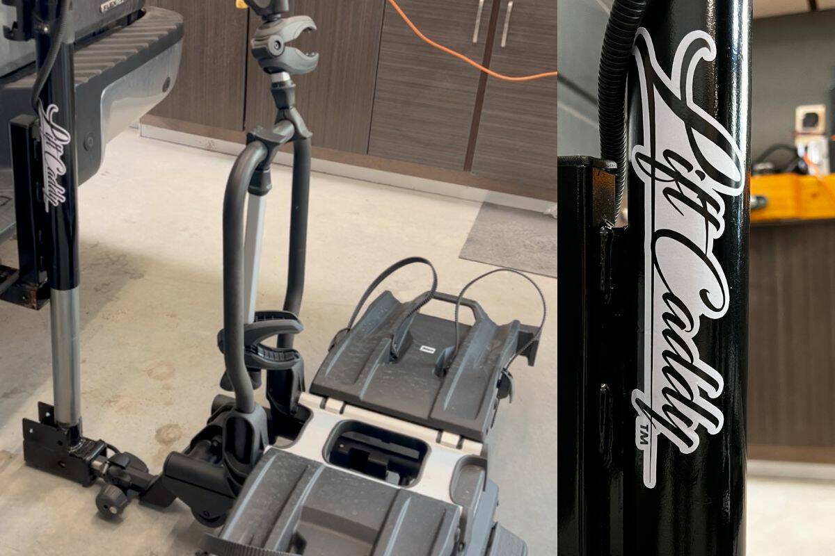 The Lift Caddy is a solution to the problem of having to lift your heavy e-bike up onto a bike rack. (Bowen Assman/Black Press)