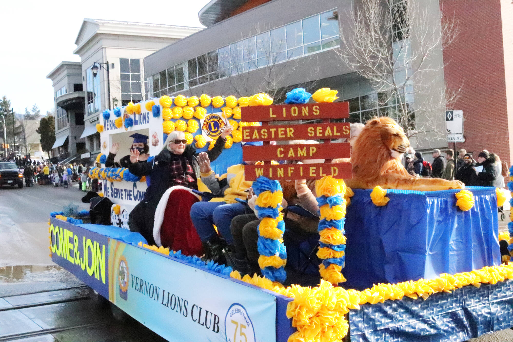 It was a bluebird day for the Vernon Winter Carnival Parade on Saturday, Feb. 5, 2022. (Brendan Shykora - Morning Star)