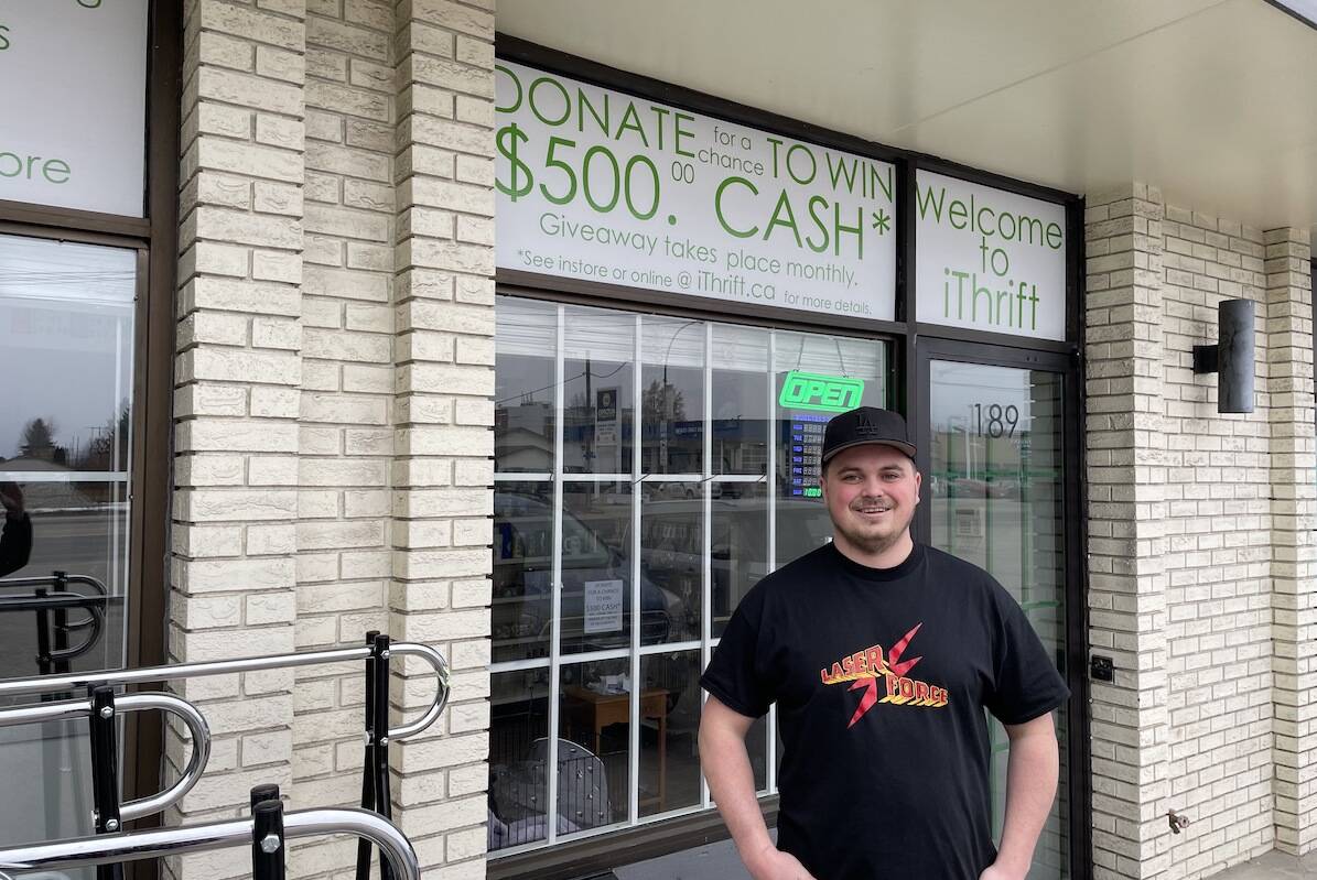 27-year old Nick Rooney opened iThrift over the weekend in Rutland. (Jordy Cunningham/Capital News)