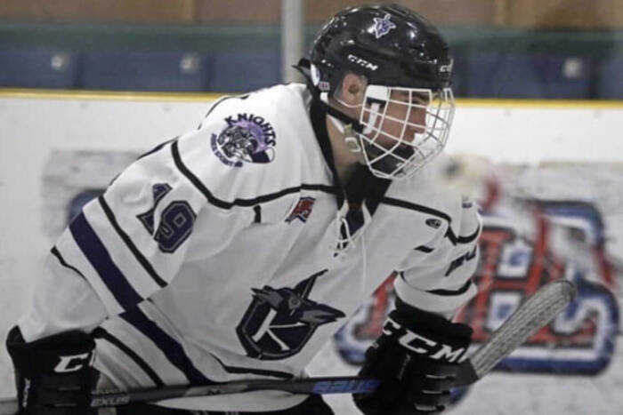 The North Okanagan Knights prevailed over the Summerland Steam 4-2 in Kootenay International Junior Hockey League action Tuesday night, Feb. 7, 2023. (North Okanagan Knights/Twitter)