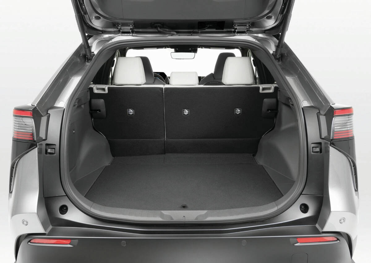 Toyota’s new e-TNGA platform will underpin future Toyota and Lexus EVs. It provides a reasonably low load floor even though there’s an electric motor under it (AWD models). PHOTO: TOYOTA