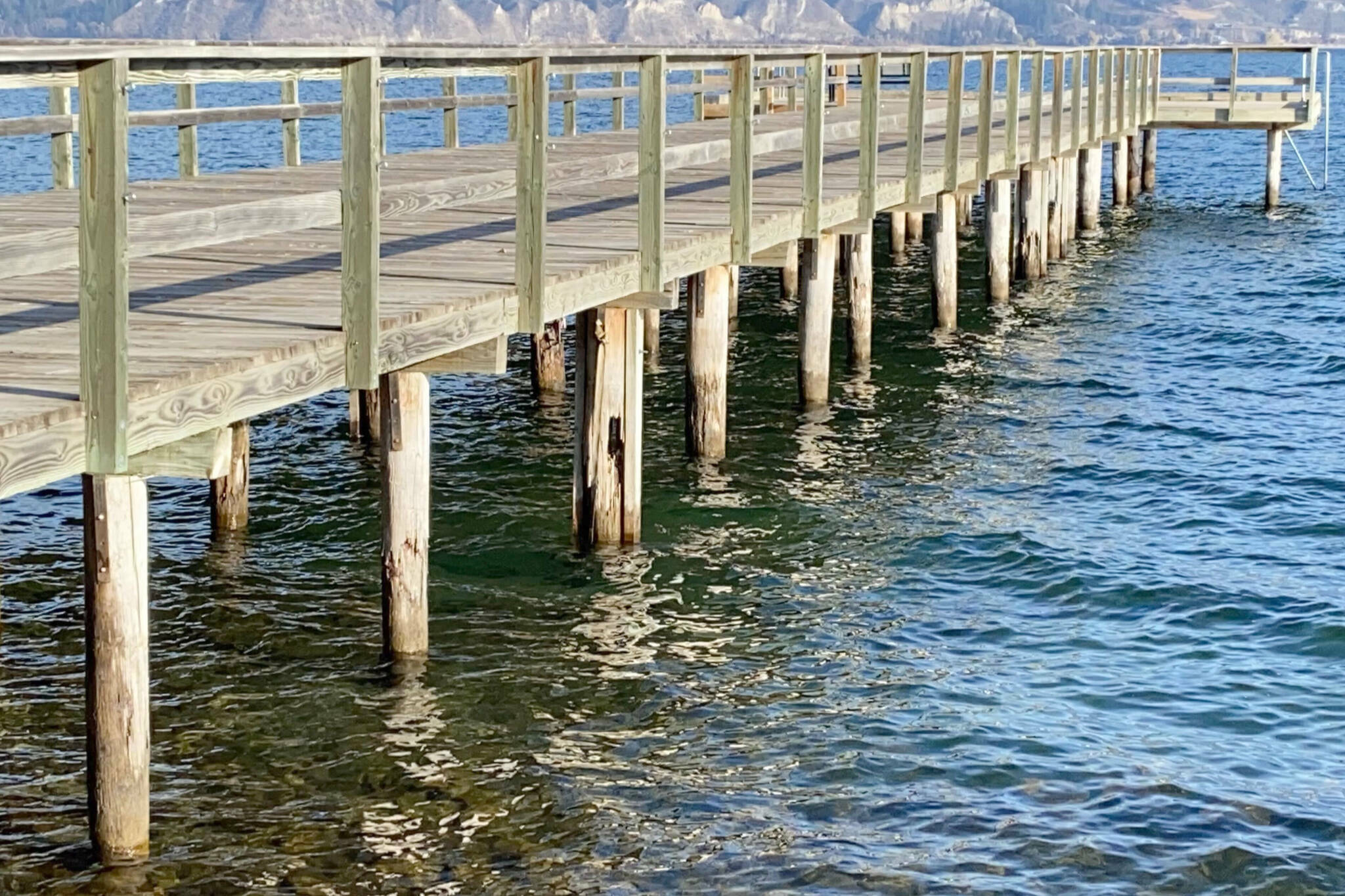 The pier has been identified as a high priority project to enhance the waterfront. (John Arendt - Summerland Review)