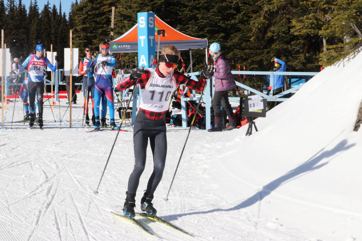 Vernon’s Parker Munroe of Sovereign Lake Nordic Club will compete in biathlon with a pair of clubmates on Team B.C. at the Canada Winter Games in Prince Edward Island starting Saturday, Feb. 18. (Morning Star - file photo)