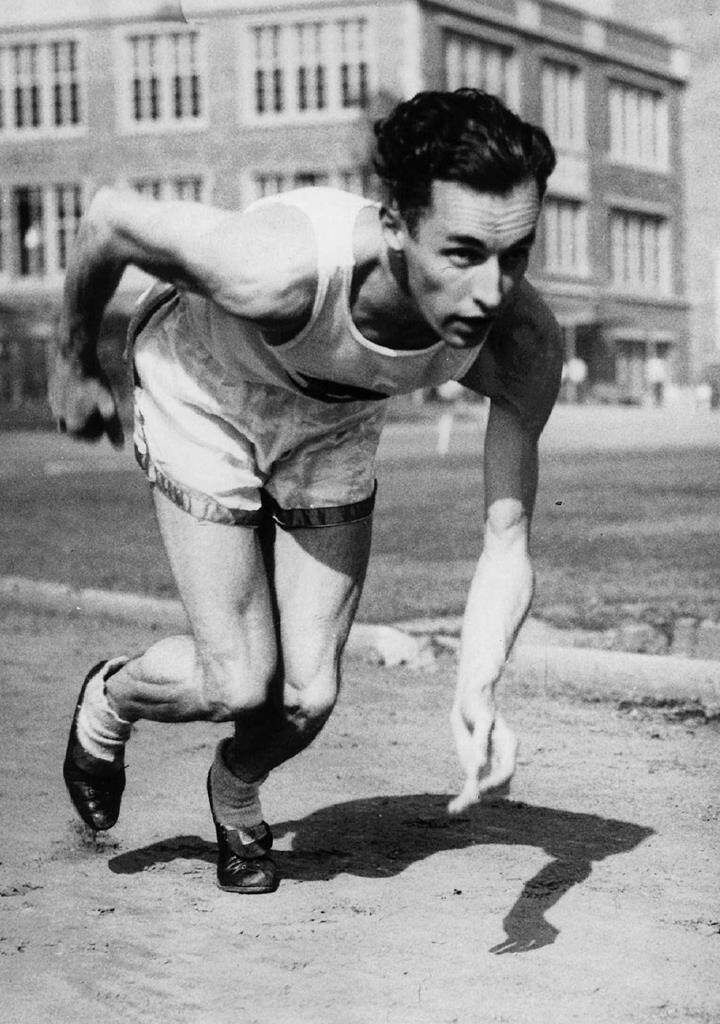 Photo of runner Percy Williams seen July 28,1932. THE CANADIAN PRESS