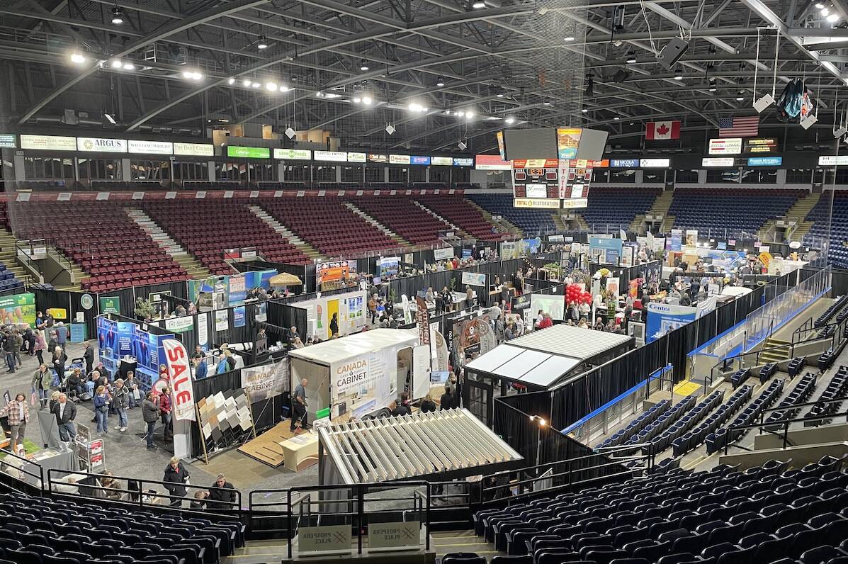 The Kelowna Home Show has returned to Prospera Place this weekend with 160 different vendors. (Jordy Cunningham/Capital News)