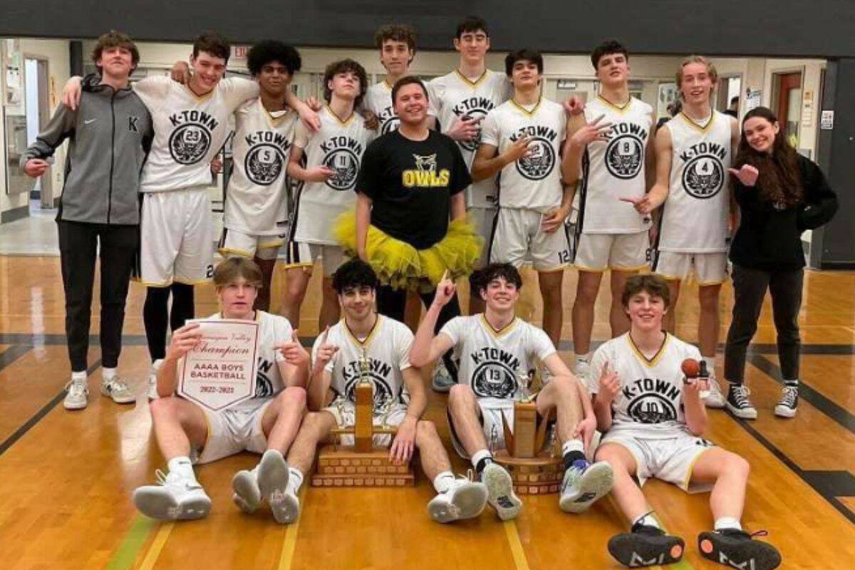 the KSS Owls were the AAAA Valley champions, and the only team from the Okanagan to make it to provincials (KSS Owls)
