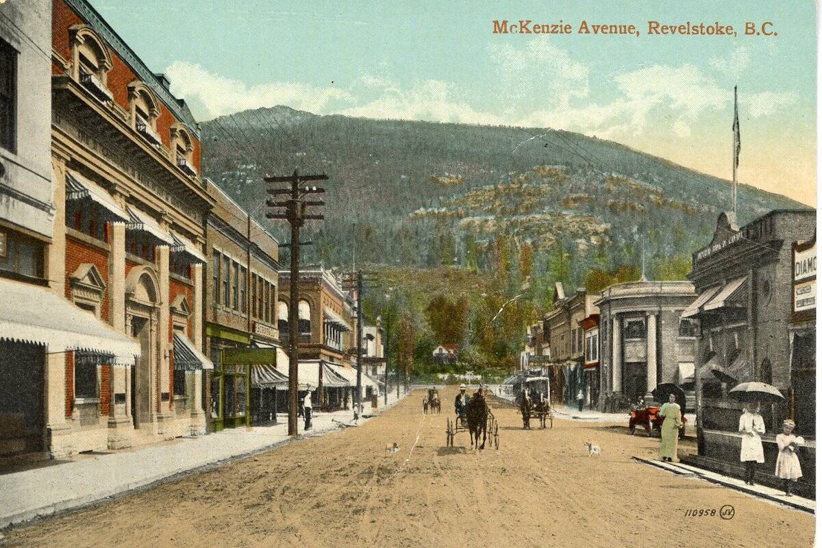 Mackenzie Ave. circa 1912 (Revelstoke Museum and Archives/Facebook)