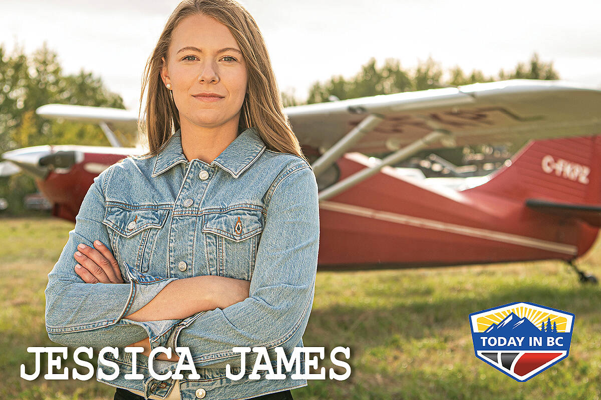Jessica James, commercial pilot. (History Channel photo)