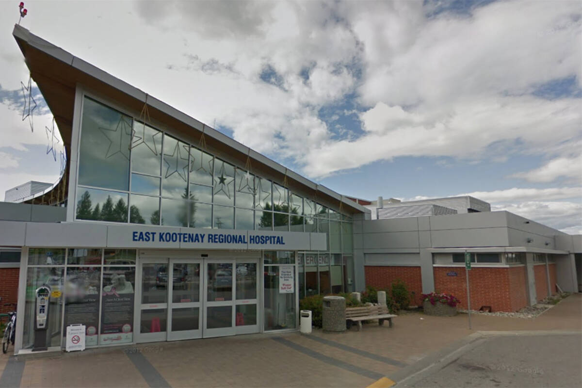 East Kootenay Regional Hospital in Cranbrook. Google maps photo