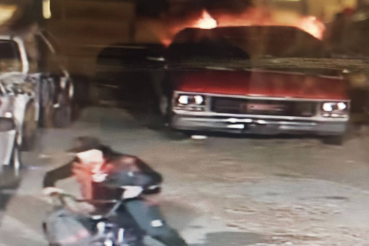 RCMP is investigating after a pair of vehicles were set on fire outside the Penticton Kia car dealership on Saturday, Feb. 25. (Photo- Penticton Kia Instagram)