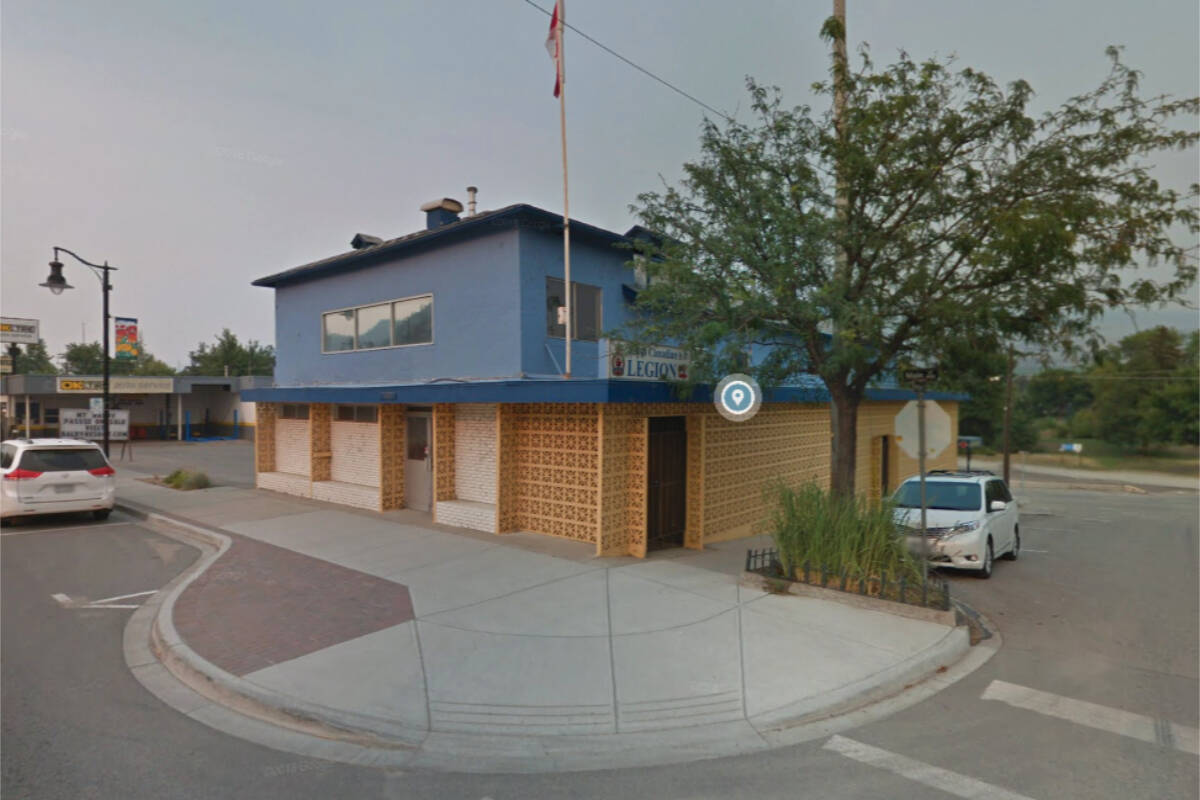 The Oliver branch of the Royal Canadian Legion is the latest victim of the ongoing plague of break-and-enters in the community. (Google Streetview)