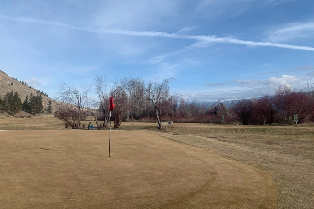 Skaha Meadows Golf Course in Penticton opened for the season on Feb. 8, 2023. Snowfall shortly after put a halt on consistent operations until early March. As of March 8, they are open for the season. (Photo- Skaha Meadows Golf Course/Facebook)