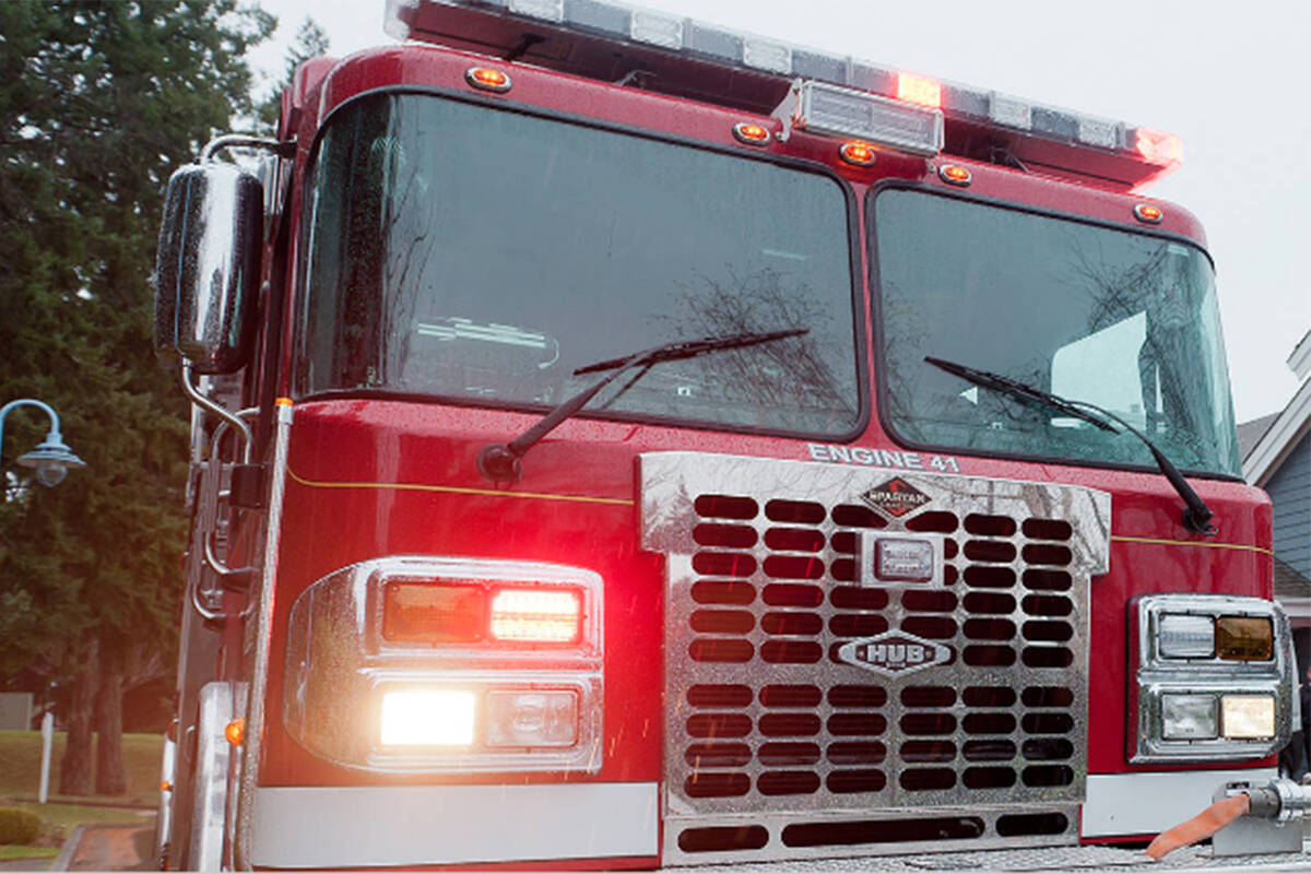 Vernon North Okanagan RCMP investigated a suspicious grass fire near Vernon’s Department of National Defence army camp Wednesday, Aug. 19, 2020. (Black Press file photo)
