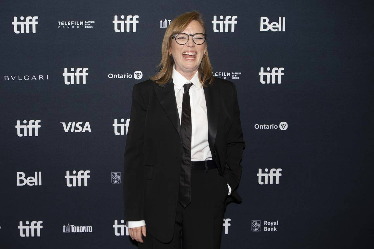 Sarah Polley arrives on the red carpet at the Toronto International Film Festival in Toronto on Tuesday, September 13, 2022. THE CANADIAN PRESS/Chris Young