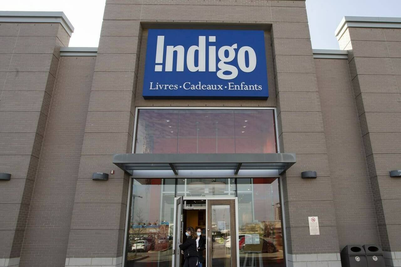 An Indigo bookstore is seen Wednesday, November 4, 2020 in Laval, Quebec. THE CANADIAN PRESS/Ryan Remiorz